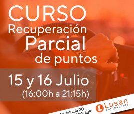Curso Recuperación Parcial de Puntos !!!