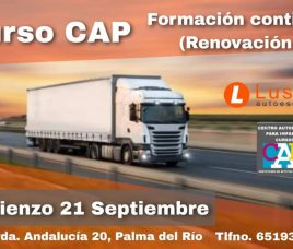 Curso CAP Formación Continua (Renovación)