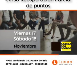 Curso Recuperación Parcial de puntos!!