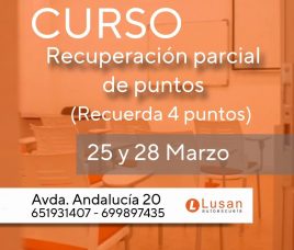 Curso Recuperación Parcial de Puntos!!!