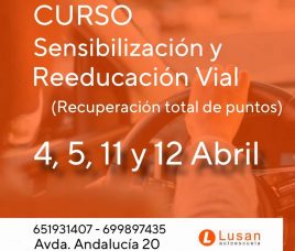 Curso Sensibilización y Reeducación Vial !!!